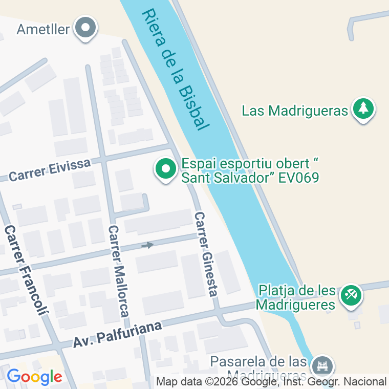 Código postal de C Ginesta en Barri Marítim St Salvador