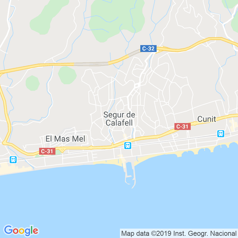 Código Postal de Segur De Calafell en Tarragona