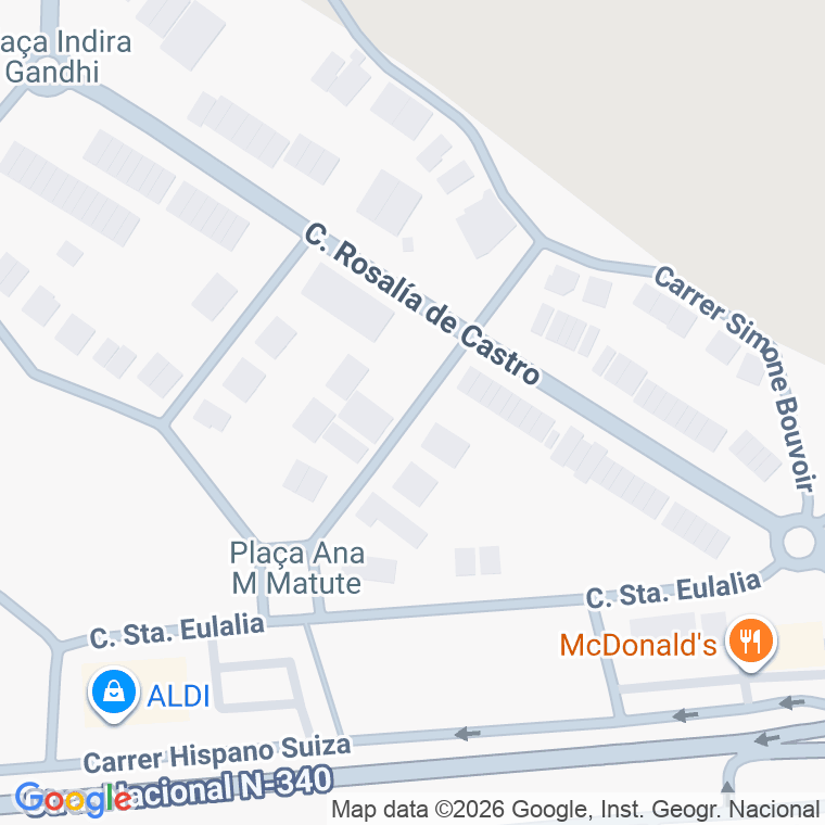 Código postal de C Elisenda de Montcada en Francaset (el)
