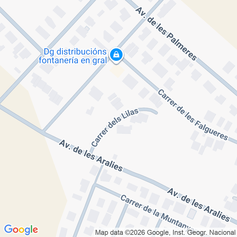 Código postal de C Lilàs (dels) en Urb Masos D'en Blader