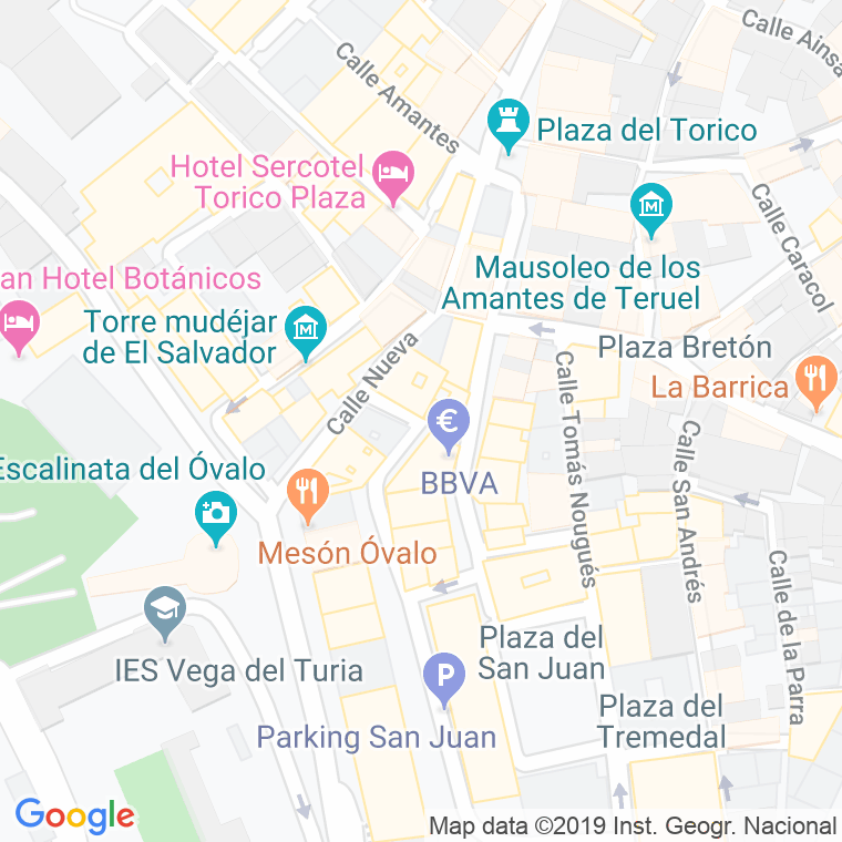 Código Postal calle Amargura en Teruel