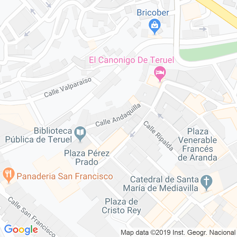 Código Postal calle Andaquilla en Teruel
