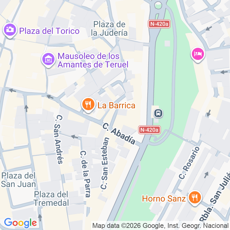 Código postal de Bolamar, Plaza en Teruel