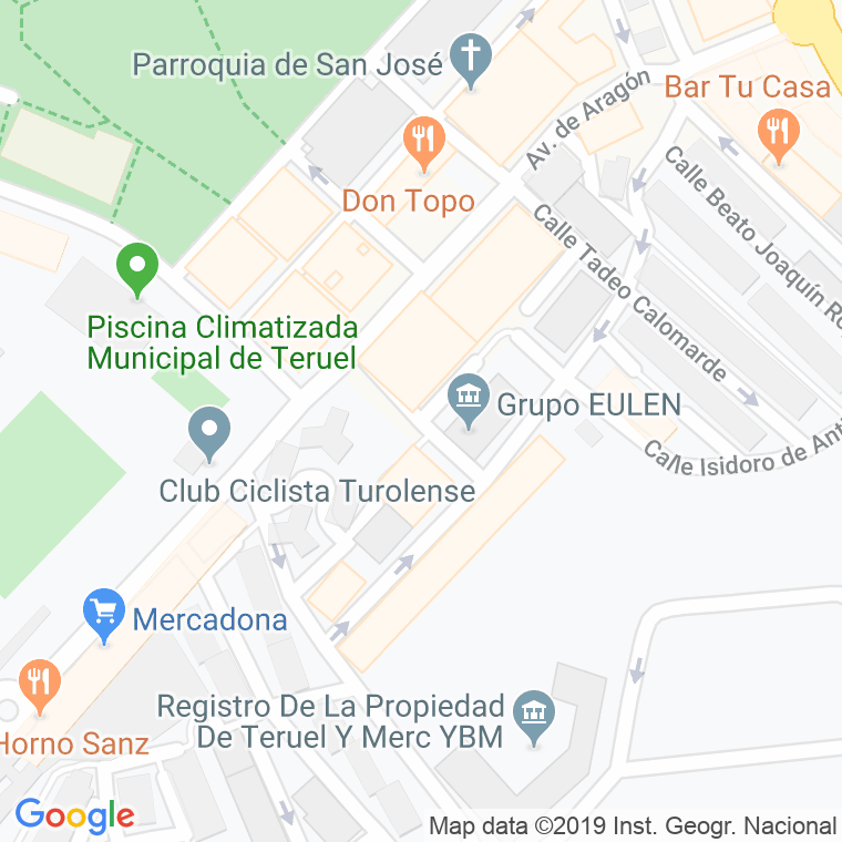 Código Postal calle Juan Ramon Jimenez en Teruel