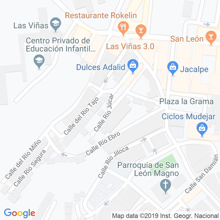 Código Postal calle Rio Jucar en Teruel
