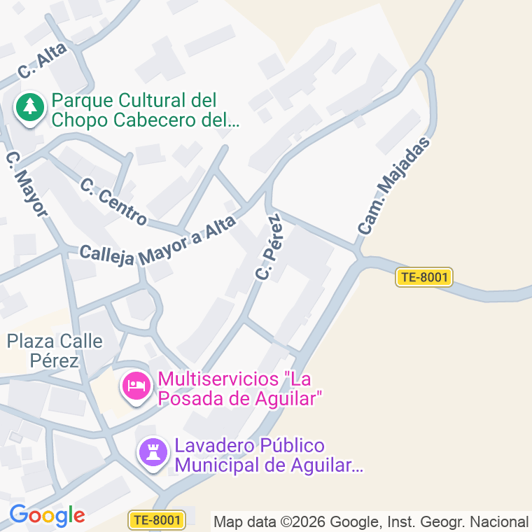 Código postal de Calle Perez en Aguilar del Alfambra