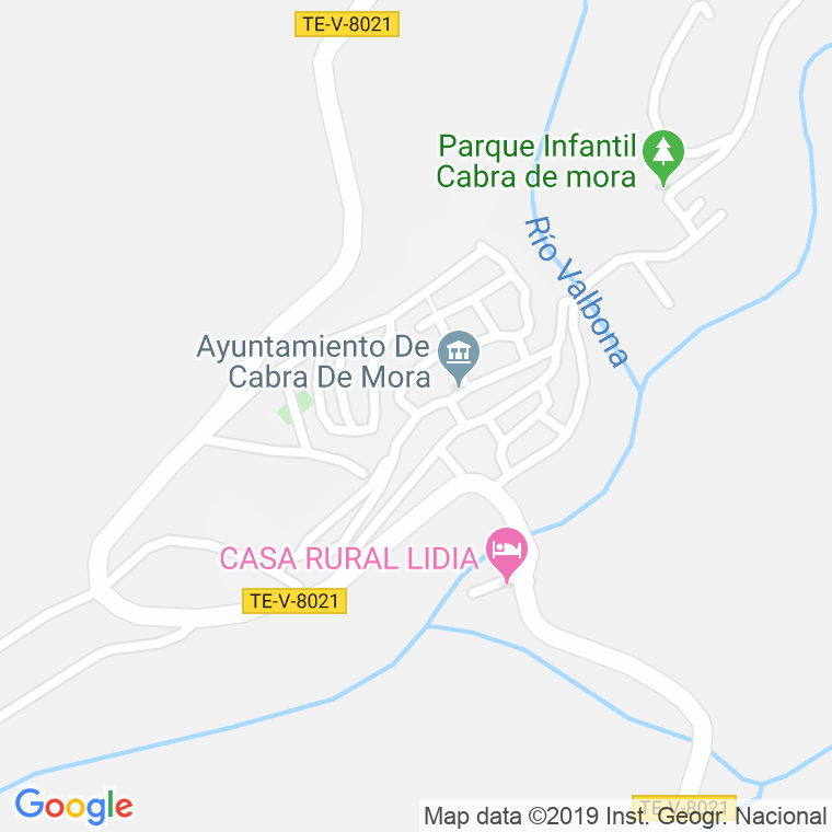Código Postal de Cabra De Mora en Teruel