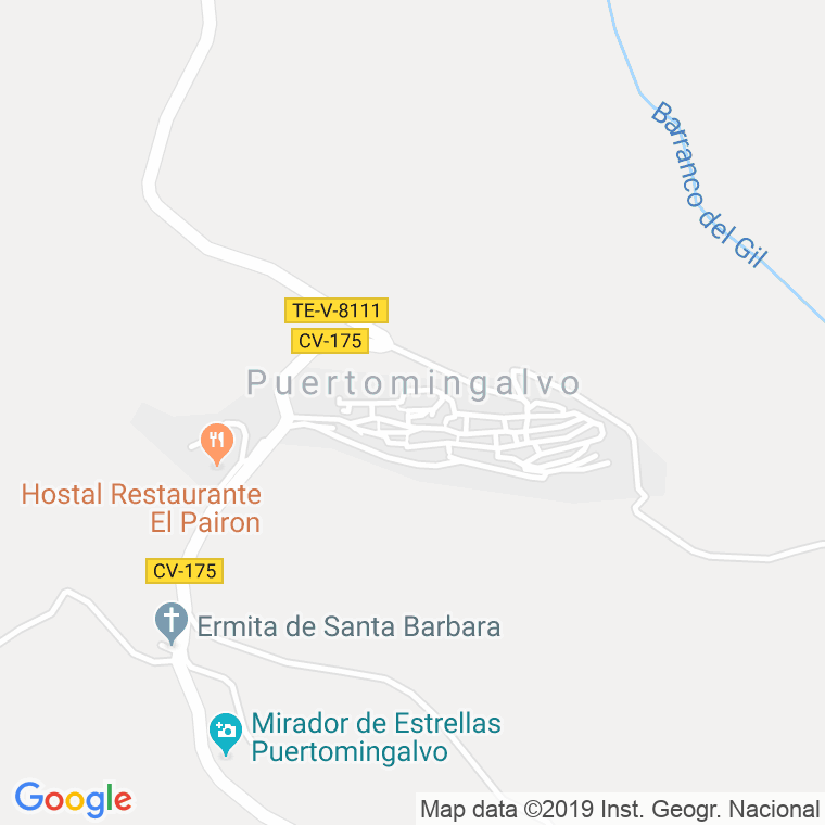 Código Postal de Puertomingalvo en Teruel
