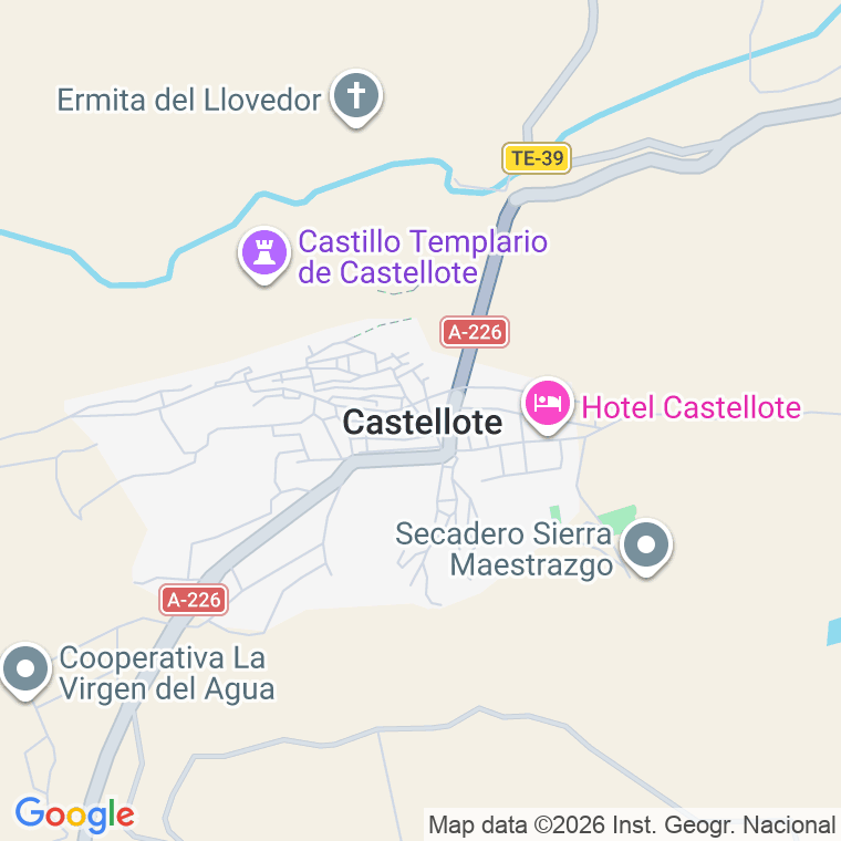 Código postal de Castellote en Teruel