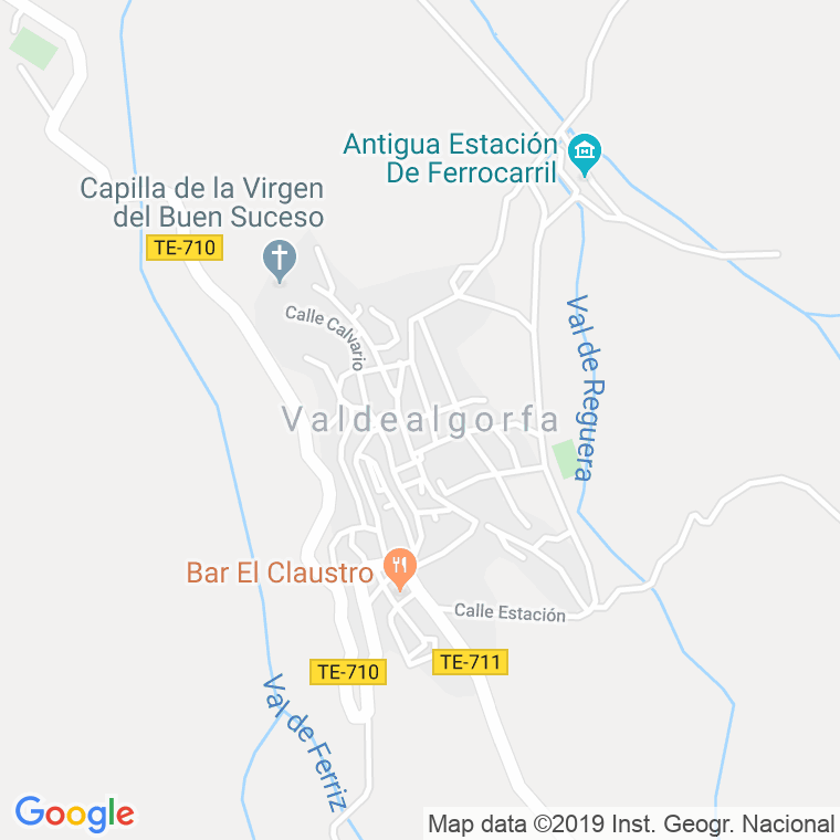 Código Postal de Valdealgorfa en Teruel
