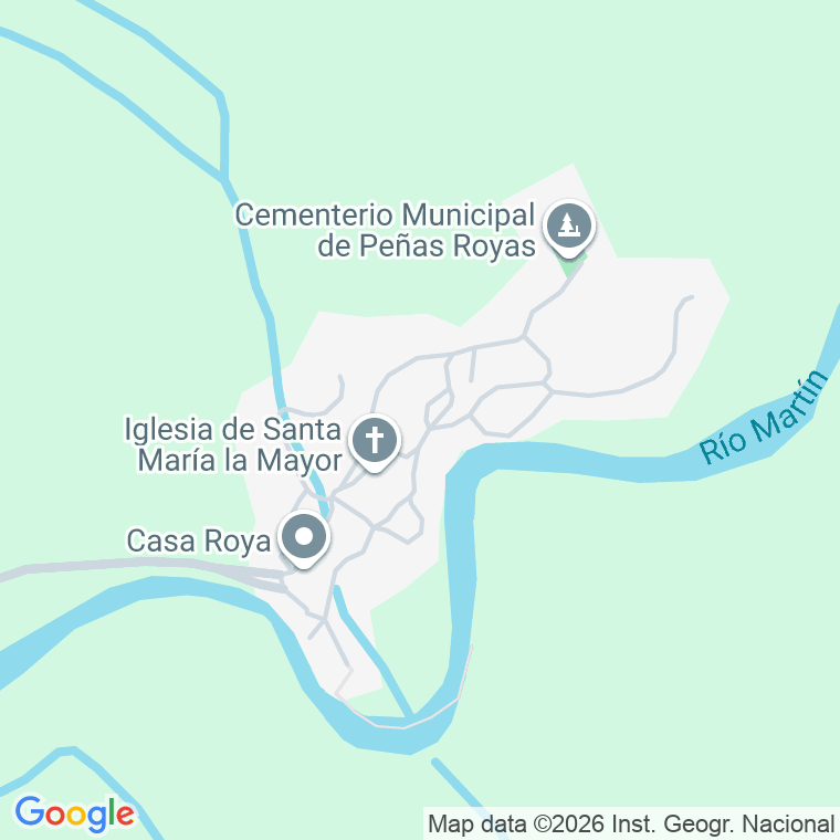 Código postal de Peñarroyas en Teruel
