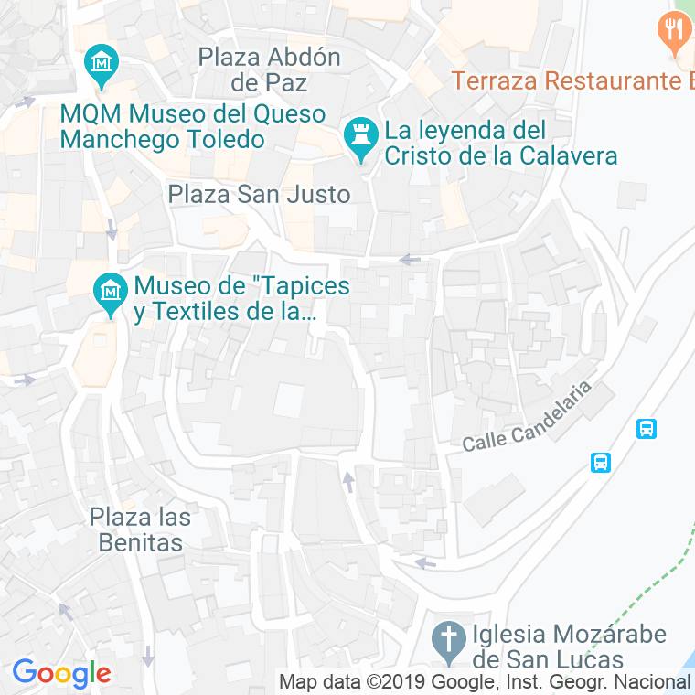 Código Postal calle San Juan De La Penitencia en Toledo