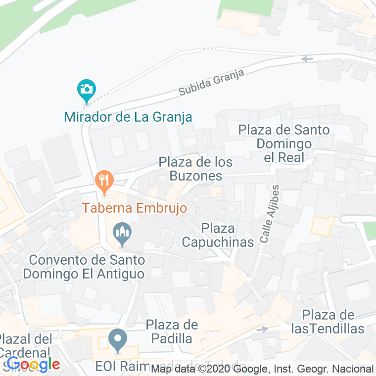 Código Postal calle Buzones, plaza en Toledo