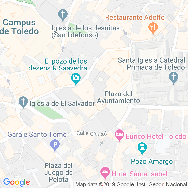 Código Postal calle Ciudad, cuesta en Toledo