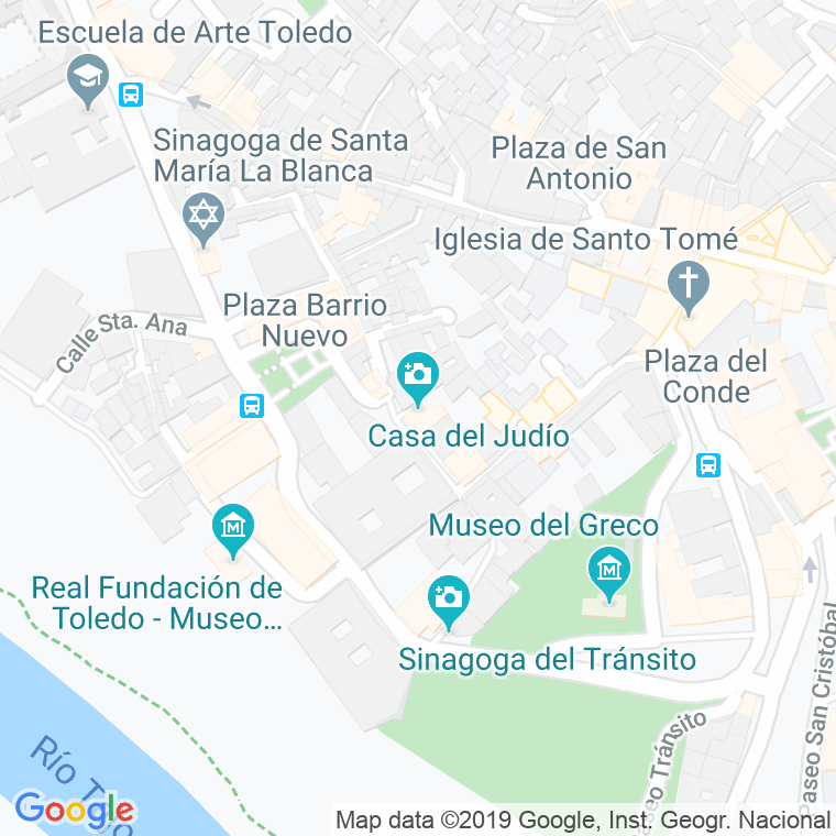 Código Postal calle Judio, travesia en Toledo