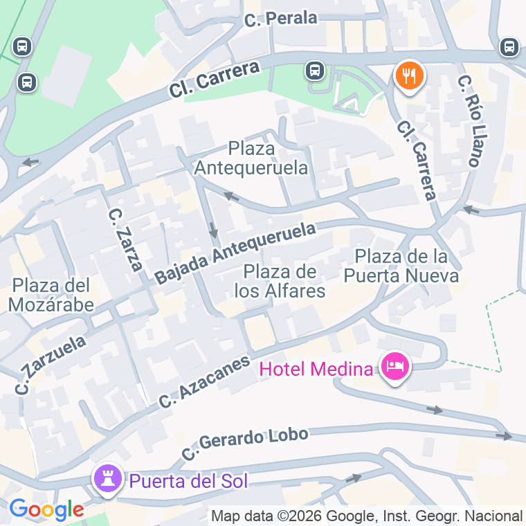 Código postal de Alfares en Toledo