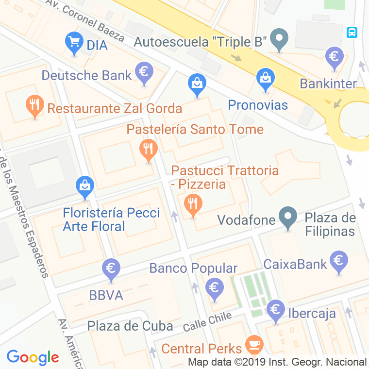 Código Postal calle Colombia en Toledo