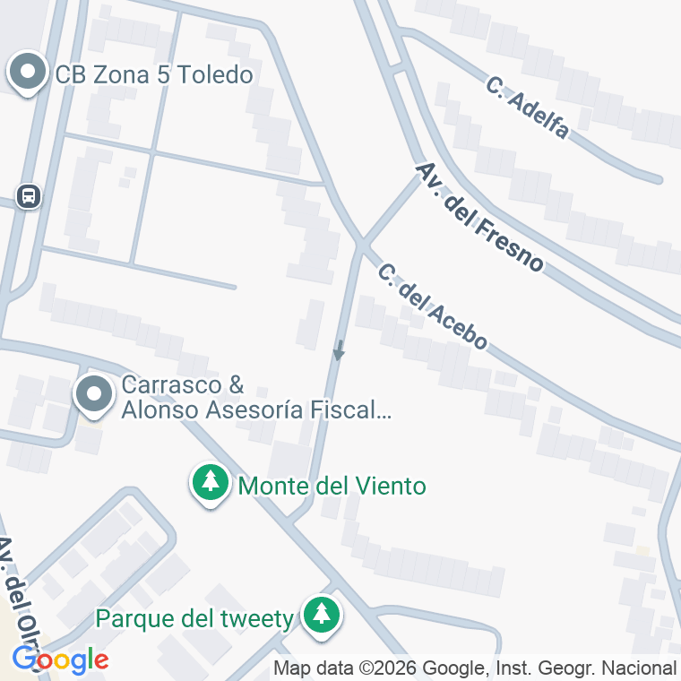 Código postal de Acacia en Toledo