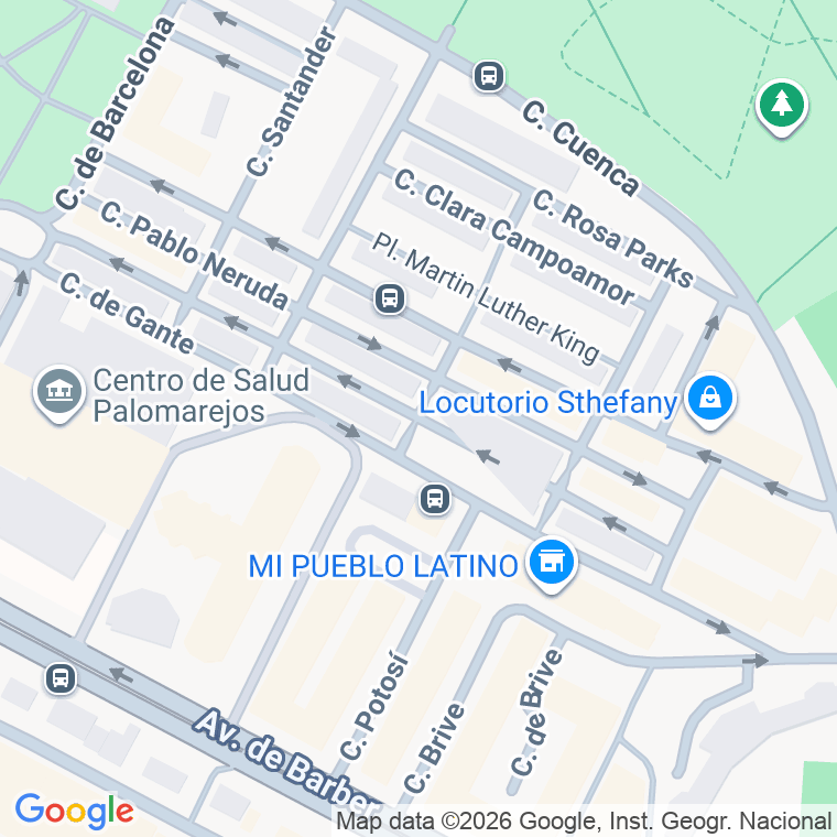 Código postal de Joaquin de la Madrid en Toledo