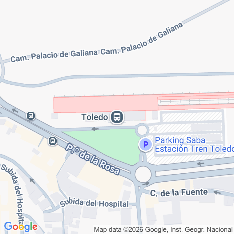 Código postal de Ferrocarril, De, Estacion en Toledo