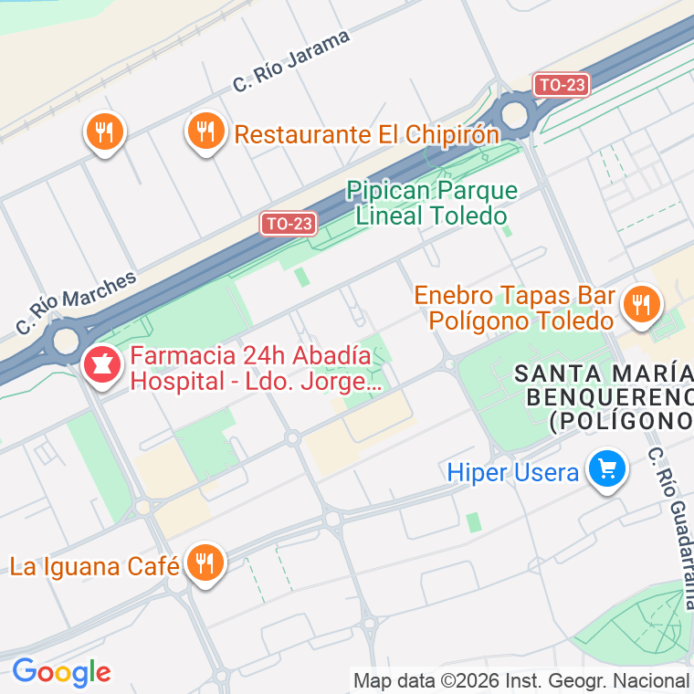 Código postal de Paseo Poeta Gomez Manrique en Polig Sta M Benquerencia