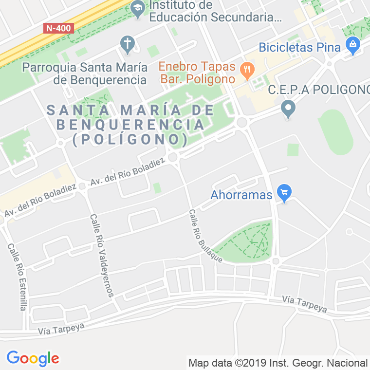 Código Postal calle Doctor Gregorio Marañon, Del, paseo en Toledo