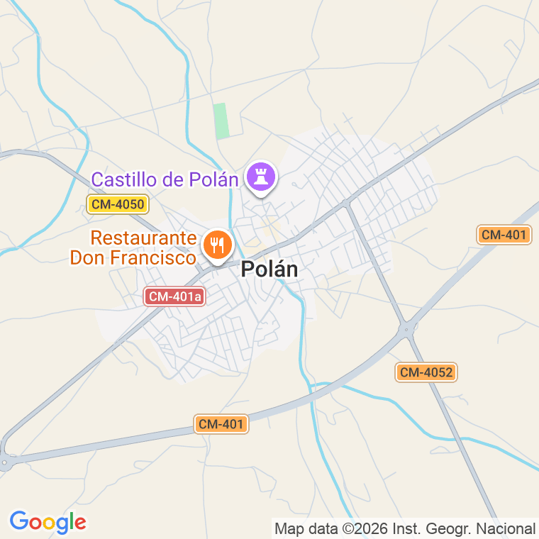 Código postal de Polan en Toledo