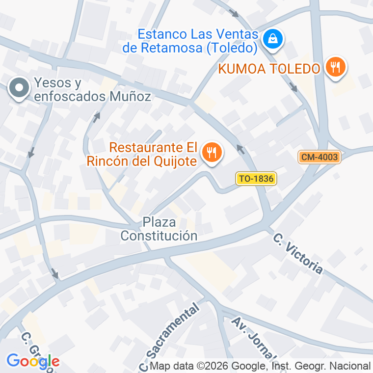 Código postal de Calle Carmen en Ventas de Retamosa (las)