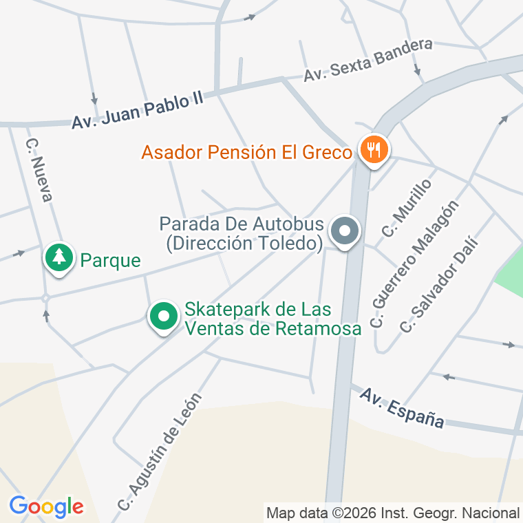 Código postal de Calle Enrique Bautista en Ventas de Retamosa (las)