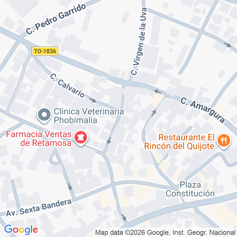 Código postal de Calle Manuel Martinez en Ventas de Retamosa (las)