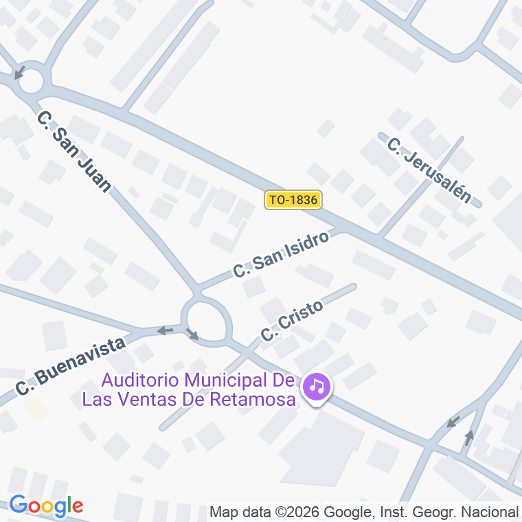 Código postal de Calle San Isidro en Ventas de Retamosa (las)