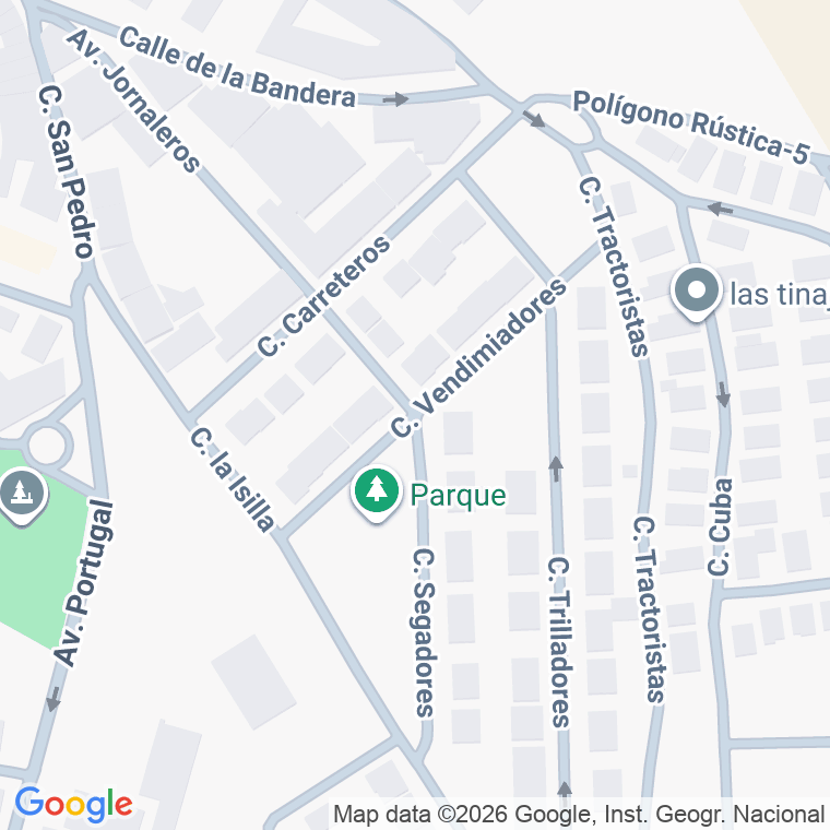 Código postal de Calle Vendimiadores (de Los) en Ventas de Retamosa (las)