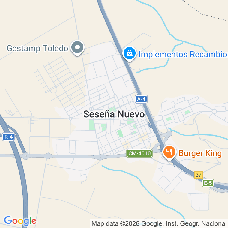 Código postal de Seseña Nuevo en Toledo