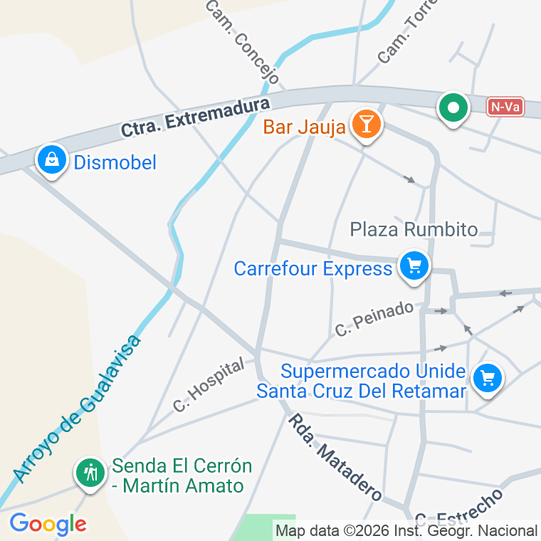 Código postal de Calle Cantarranas en Santa Cruz del Retamar