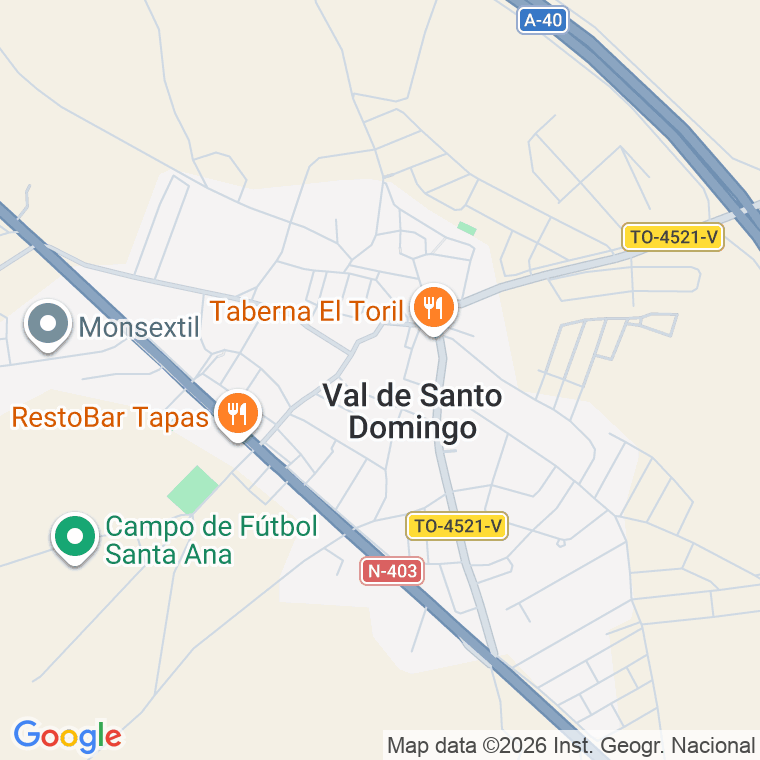 Código postal de Val de Santo Domingo en Toledo