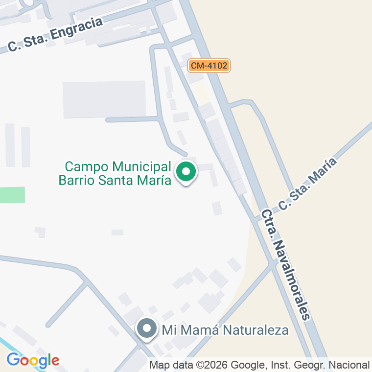 Código postal de Calle Santa Emiliana en Barrio de Santa Maria