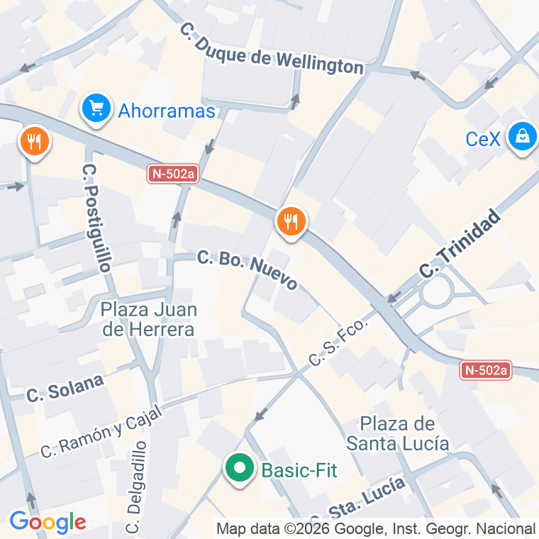 Código postal de Calle Barrio Nuevo en Talavera de la Reina