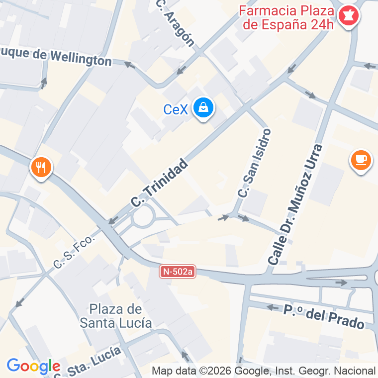 Código postal de Calle Greco en Talavera de la Reina