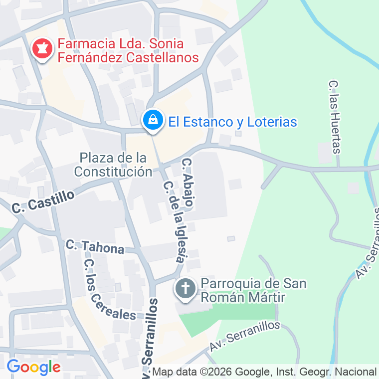 Código postal de Calle Abajo en San Roman de los Montes