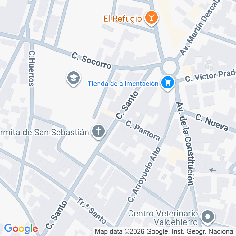 Código postal de Calle Pastora en Madridejos