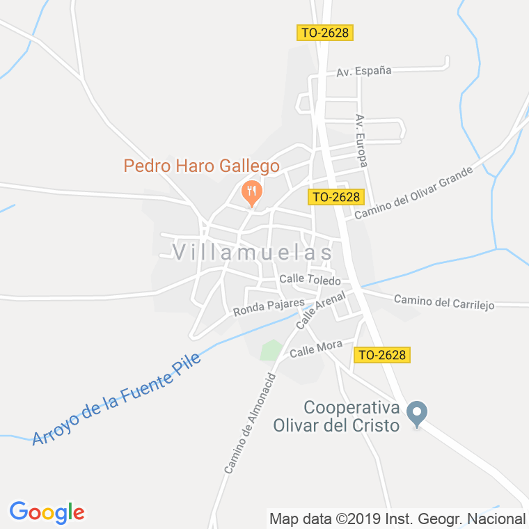Código Postal de Villamuelas en Toledo