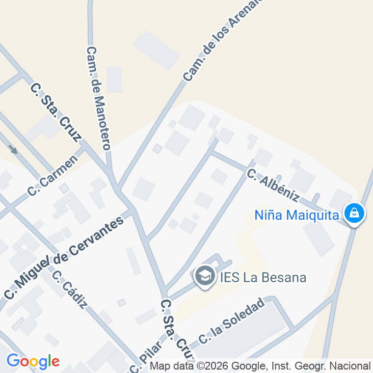 Código postal de Calle Maestro Granados en Corral de Almaguer