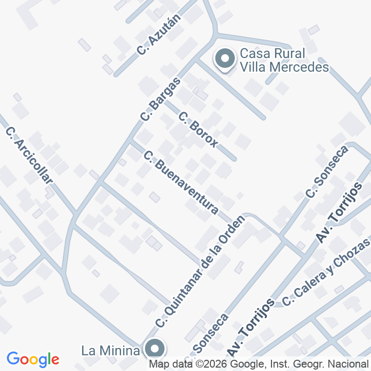 Código postal de Calle Buenaventura en Ribera del Alberche