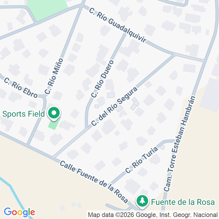 Código postal de Calle Rio Segura en Mentrida