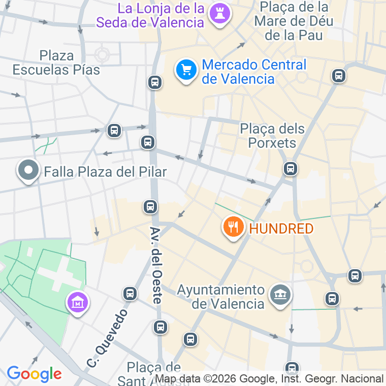 Código postal de Adresadors en Valencia