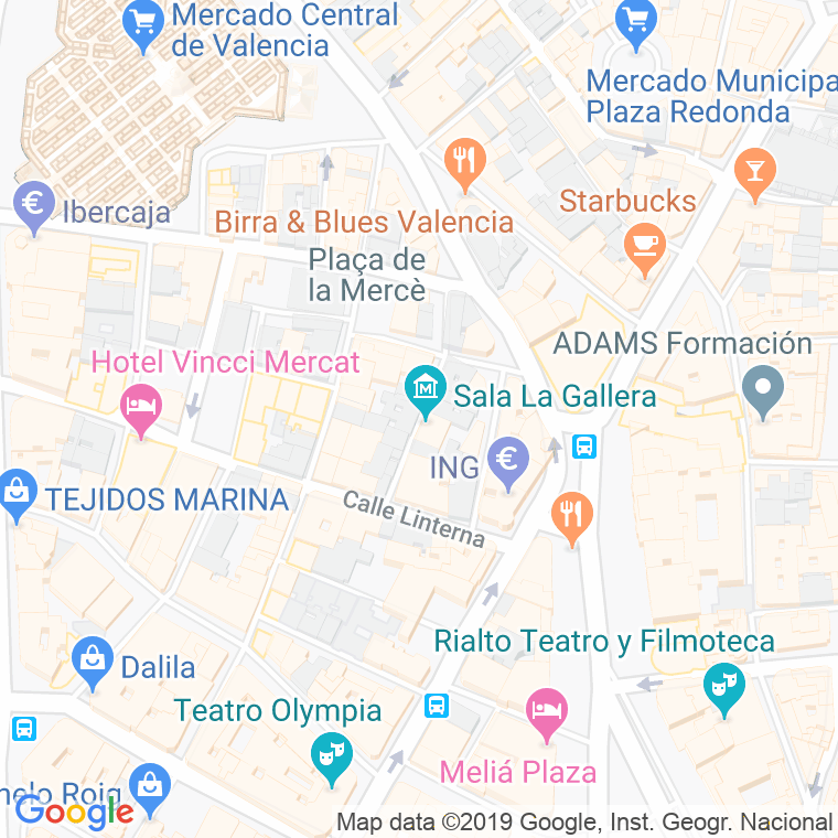Código Postal calle Aluders en Valencia
