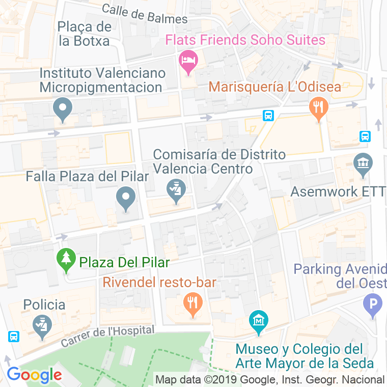 Código Postal calle Angelicot en Valencia