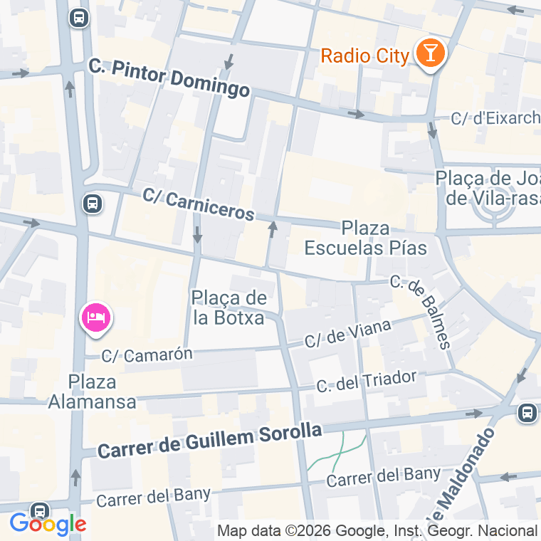 Código postal de Balmes en Valencia