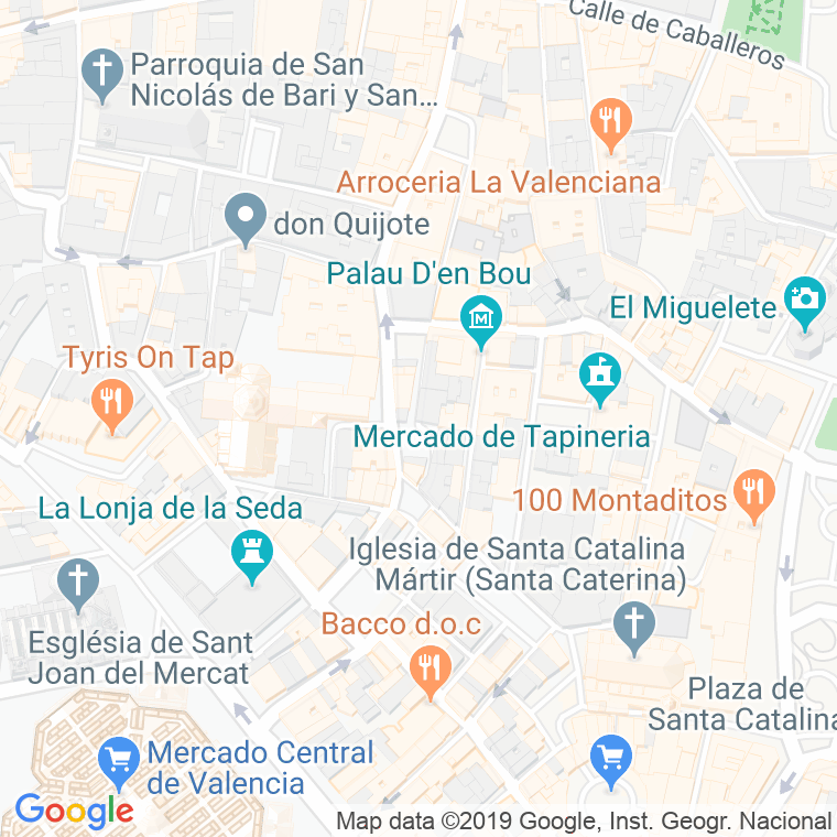 Código Postal calle En Pina en Valencia