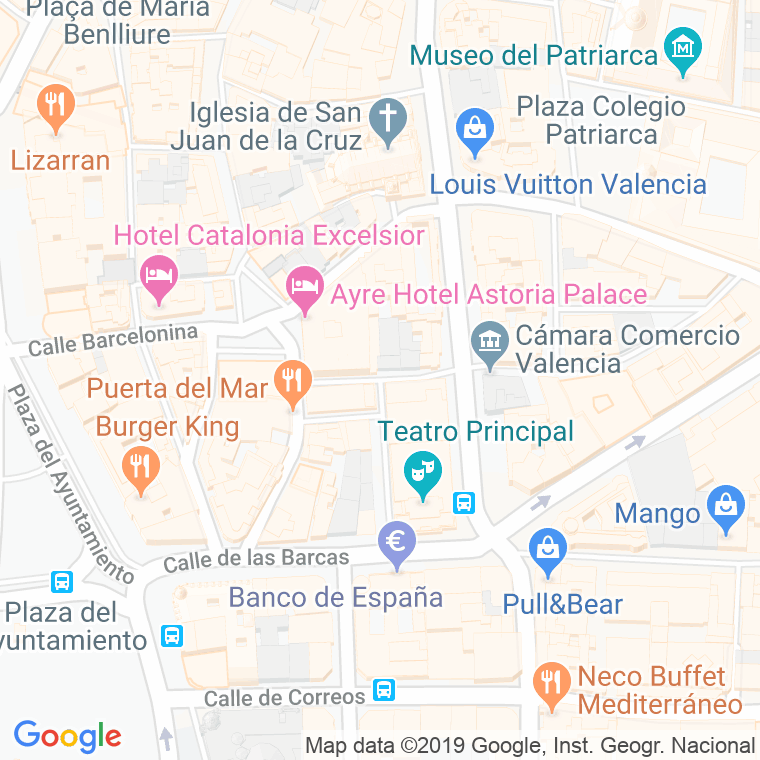 Código Postal calle Ballesteros en Valencia